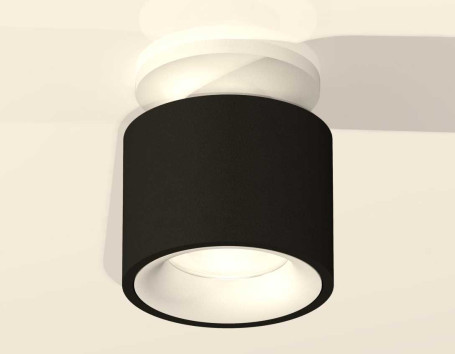 Комплект накладного светильника Ambrella light Techno Spot XS7511041 SBK/SWH черный песок/белый песок (N7925, C7511, N7010)