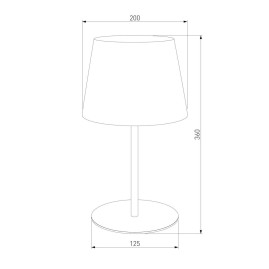 Настольная лампа TK Lighting 2934 Maja