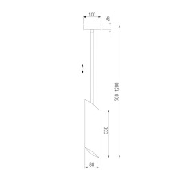 Подвесной светильник Eurosvet Dome Elegante 50245/1 черный