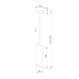 Подвесной светильник Eurosvet Dome Elegante 50245/1 черный
