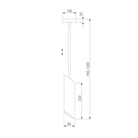 Подвесной светильник Eurosvet Dome Elegante 50245/1 черный