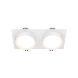 Встраиваемый светильник Maytoni Technical Hoop DL086-02-GX53-SQ-W