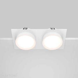 Встраиваемый светильник Maytoni Technical Hoop DL086-02-GX53-SQ-W