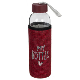 Бутылка, 500 мл, L6,5 W6,5 H22 см, 4в.