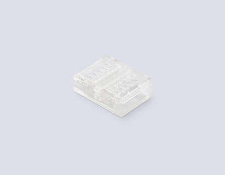 Соединитель прямой AMBRELLA LIGHT ILLUMINATION COB 12/24V для лент 12mm (2 конт.) (10шт. в комплекте) GS6362