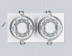 Светильник встраиваемый Ambrella Light TN51826