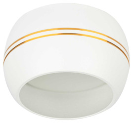 Накладной светильник ЭРА OL13 GX53 WH/GD Б0049037