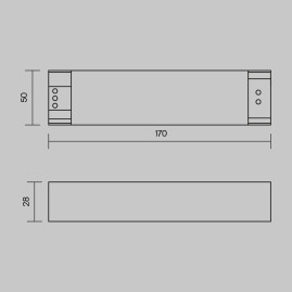 Блок питания Maytoni Magnetic track system 48V 100W IP20 2A PSL005-100W-48V-IP20