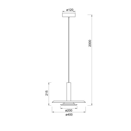 Подвесной светильник Mantra Tina 9001