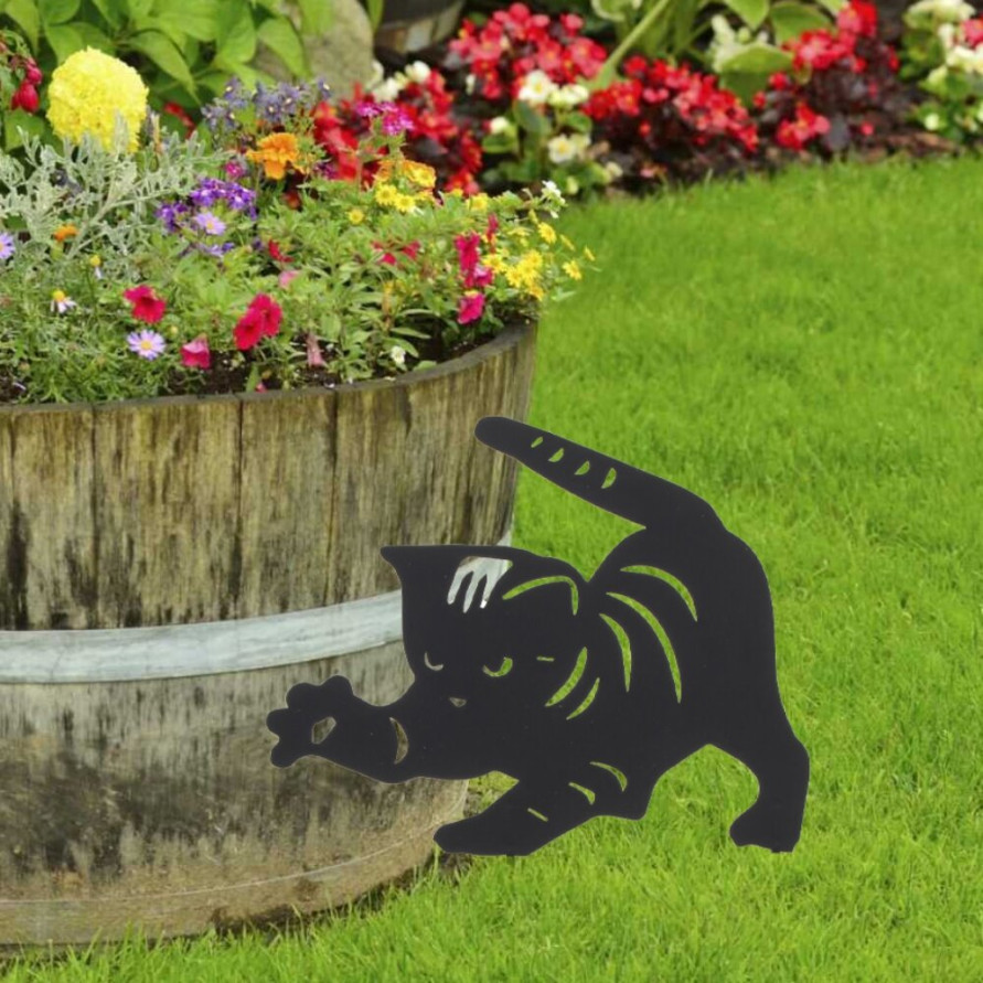 Изделие декоративное (вставка) &quot;Кот&quot;, L24,5 W0,4 H30 см