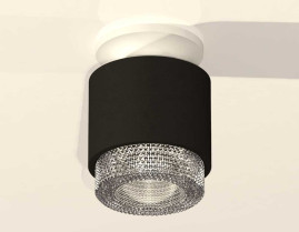 Комплект накладного светильника Ambrella light Techno Spot XS7511042 SBK/SWH/CL черный песок/белый песок/прозрачный (N7925, C7511, N7191)