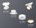 Комплект трекового светильника Ambrella light SWH/PYG белый песок/золото желтое полированное GX53 (A2524, A2105, C8101, N8124) XT8101004