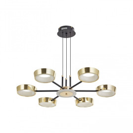 Подвесная светодиодная люстра Arte Milano Ferrara71079 271079/6 BK/GD