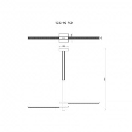 Подвесной светодиодный светильник iLedex Vision 4722-97 SGD