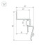 Профиль для натяжного потолка Arlight Stretch-Shadow-2000 Black 039510