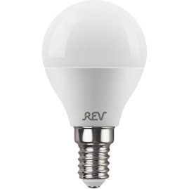 Лампа светодиодная REV G45 Е14 9W 6500K холодный белый свет шар 32504 8