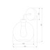 Бра TK Lighting 4019 Bari Graphite