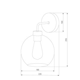 Бра TK Lighting 4019 Bari Graphite