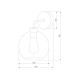 Бра TK Lighting 4019 Bari Graphite