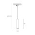 Трековый подвесной светильник Hesby Lighting Skylite Однофазный 35Вт, GU10, черный HSBL_0137