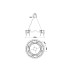 Подвесной светильник Vele Luce Melodia VL3294P08