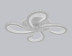 Потолочная светодиодная люстра Ambrella light Acrylica Ice FA1702