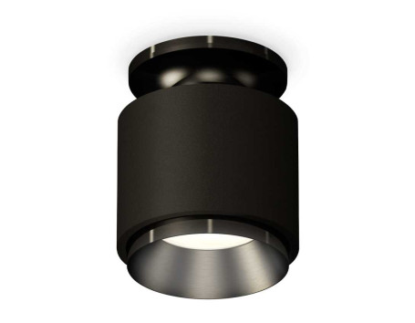 Комплект накладного светильника Ambrella light Techno Spot XS7511060 SBK/PBK черный песок/черный полированный (N7926, C7511, N7031)