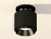 Комплект накладного светильника Ambrella light Techno Spot XS7511060 SBK/PBK черный песок/черный полированный (N7926, C7511, N7031)