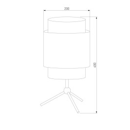 Настольная лампа TK Lighting 5567 Boho Black