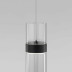 Подвесной светодиодный светильник Eurosvet Lumen 50244/1 Led черный/прозрачный
