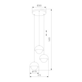 Подвесная люстра TK Lighting 10206 Bono