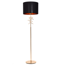 Торшер Lumina Deco Milari LDF 5530 F.GD+BK