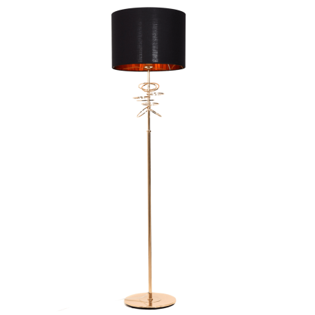 Торшер Lumina Deco Milari LDF 5530 F.GD+BK
