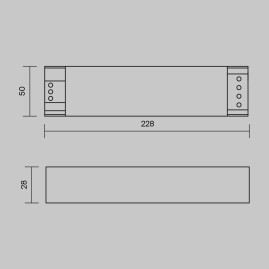 Блок питания Maytoni Magnetic track system 48V 200W IP20 4,16A PSL007-200W-48V-IP20
