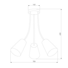 Потолочный светильник TK Lighting 2106 Wire Colour