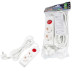 Удлинитель Uniel Ultra 2гн х 3м с/з S-GCU2-3B White UL-00010010