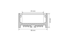 Профиль Arlight ARH-LINE-2448-2000 ANOD 018684