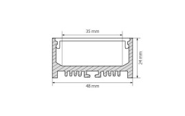 Профиль Arlight ARH-LINE-2448-2000 ANOD 018684