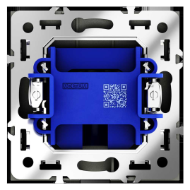 Вывод кабеля Voltum S70, (черный матовый) VLS080208