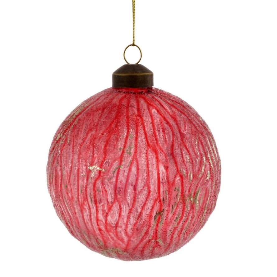Украшение новогоднее &quot;Шар&quot;, D 10 см, L10 W10 H12 см