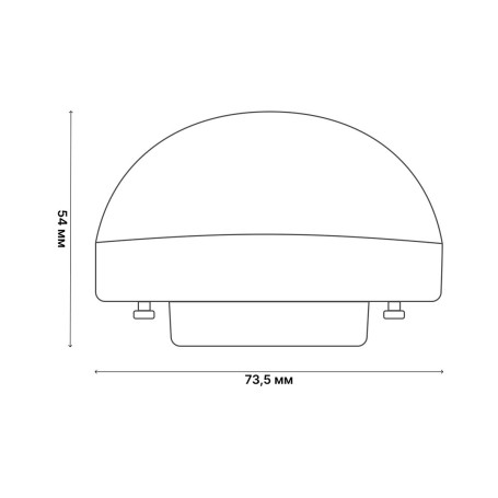 Лампа светодиодная Uniel GX53 13W 3000K матовая LED-GX53-13W/3000K/GX53/FR/SPHERE PLZ02WH UL-00011790