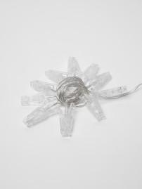 Светодиодная гирлянда Uniel Прищепки теплый белый ULD-S0200-010/STB/2AA Warm White IP20 Clips UL-00005484
