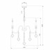 Подвесная люстра Eurosvet Telao 10120/5 золото/тонированный хрусталь Strotskis Smart