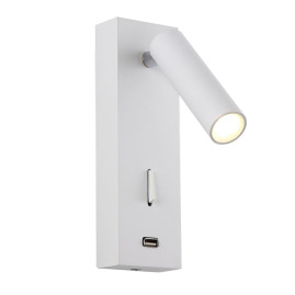 Настенный светильник Crystal Lux CLT 210W USB WH