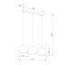 Подвесной светильник TK Lighting 3449 Yoda Gold