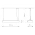 Подвесной светильник Nowodvorski Soft Led 90x20 7545
