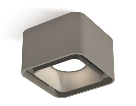 Комплект накладного светильника Ambrella light Techno Spot XS7834003 SGR/SSL серый песок/серебро песок (C7834, N7703)