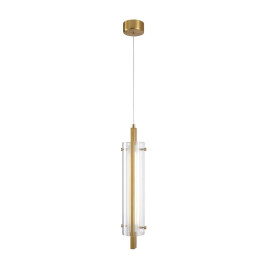 Подвесной светодиодный светильник Indigo Vitreo 11067/A/1P Brass V000173L