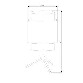 Настольная лампа TK Lighting 6565 Boho White