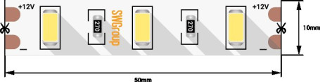 Светодиодная лента SWG 12W/m  60Led/m 5630SMD дневной белый 5M SWG660-12-12-NW-M 009275